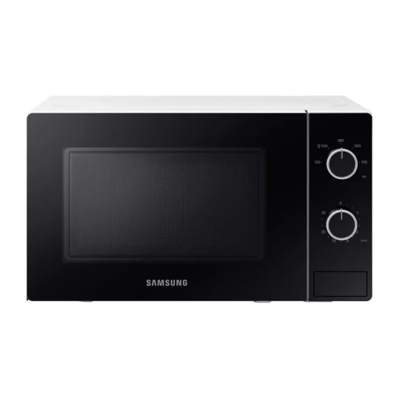 Solo microwave Samsung MS20A3010AH, countertop, 20 L capacity, 700 W, rotary control, black