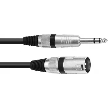 Audio Cable Omnitronic 30225197 5m XLR (3-pin) 6.35mm Black