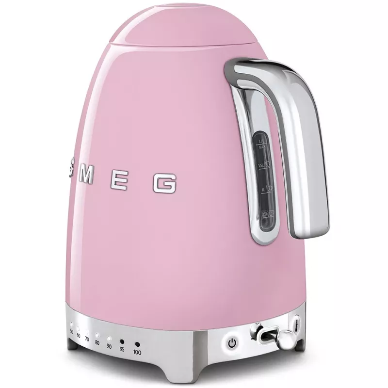 Smeg KLF04PKEU kettle cadillac pink, var. Temp.