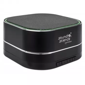 Portable Speaker Manhattan Metallic, Black