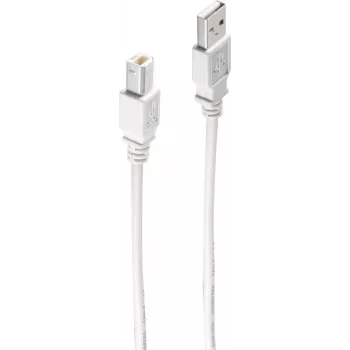 USB Cable ShiverPeaks BS77023 3 m — USB A to USB B data/print cable