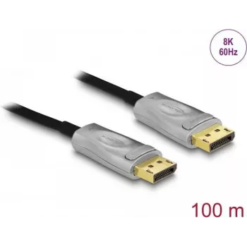 DeLOCK Active Optical Cable DisplayPort 1.4 8K 100 m