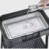 Tabletop electric grill SEVERIN PG 8596, 2000 W, rectangular grid, black, rotary control