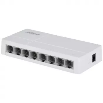 Network switch DAHUA SG1008L-EUR L2 8-port, 8x RJ45 Ethernet ports, Layer 2 managed