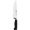 Knife/cutlery block set ZWILLING 35145-007-0 — 7-piece with chef's knife, paring knife, bread knife, kitchen shears, black block