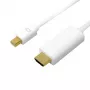 Mini DisplayPort to HDMI, 4K, 3m, white