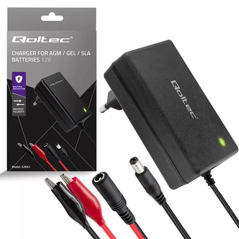 QOLTEC battery charger 24V 19.2W, model 52662