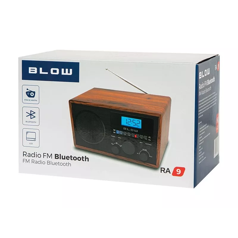 Portable Analog AM/FM Radio BLOW RA9 V.2 — AM and FM reception, battery-powered, analog tuning