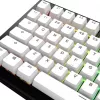 Keycaps GLORIOUS GPBT Basics PBT Dye-Sub Classic White ANSI layout