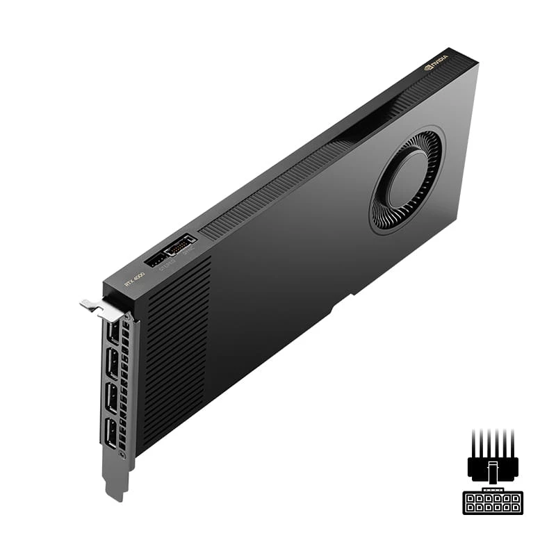 NVIDIA RTX 4000 ADA - graphics cards - RTX 4000 Ada - 20GB GDDR6 - PCIe 4,0 x16 - 4 x DisplayPort (900-5G190-2270-000)