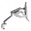 NanoRS Gaming Monitor Mount 17-32 with RGB LED Lighting Desk Mount Height Adjustable Swivel Tilt Max. 9kg VESA 75x75 / 100x100