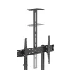 SBOX wall mount bracket FS-401-2 for 37–70 inch displays, load capacity 45 kg, plate 600×400 mm