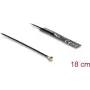 Antenna DELOCK 2.4 GHz omnidirectional 3.4 dBi I-PEX MHF® I plug with 18 cm FPC cable for internal adhesive mounting