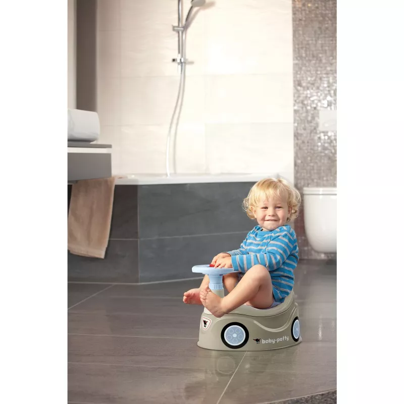 Baby-Potty Grey, potty Grey/Blue