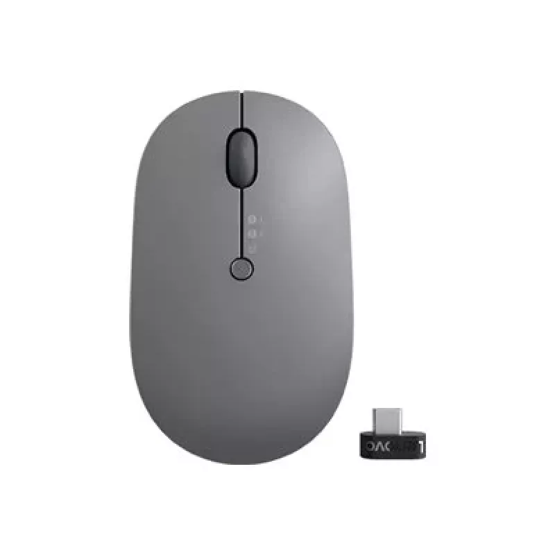Lenovo Go Multi-Device mouse Office Ambidextrous RF Wireless + Bluetooth Optical 2400 DPI