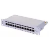 Patch panel LANBERG PPF6-9012-S, 12-port, metal, grey, 1U, 215×130×44.5 mm