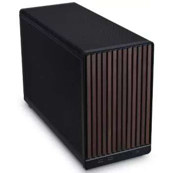 PC case Lian Li A3-mATX Micro Tower — Micro-ITX/Micro-ATX, Wood & Black, supports ATX/SFX/SFX-L PSUs