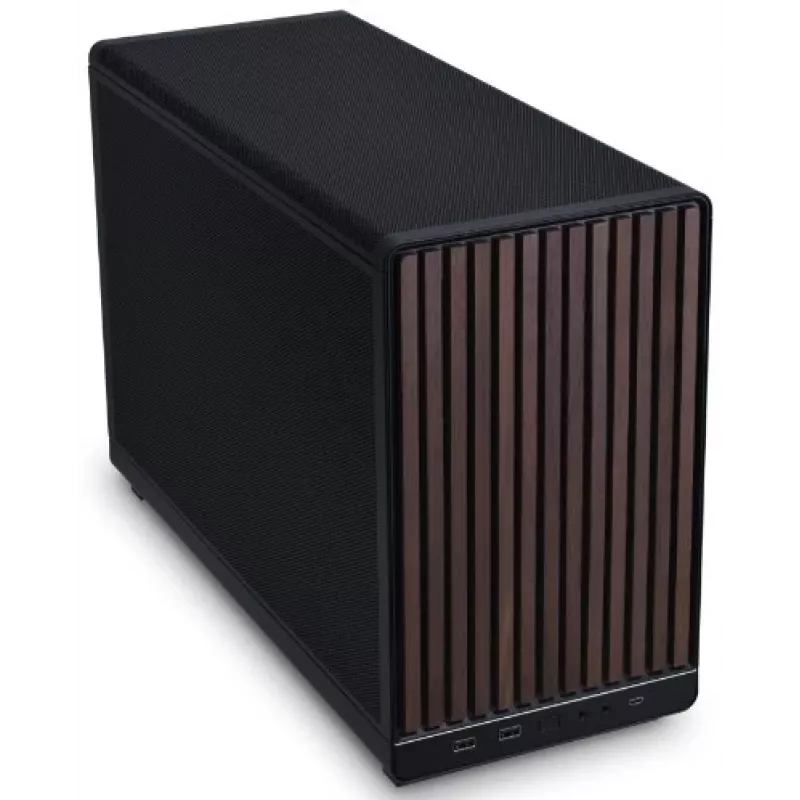PC case Lian Li A3-mATX Micro Tower — Micro-ITX/Micro-ATX, Wood & Black, supports ATX/SFX/SFX-L PSUs