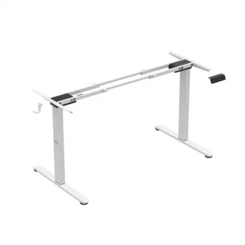 Electric adjustable desk frame Mark Adler MA-XENO 4.5 White — adjustable height 73–119 cm, width up to 1350 mm, steel frame