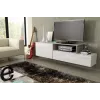 Cama TV cabinet SIGMA 3 180 white/white gloss + sonoma oak