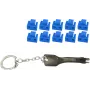 RJ45 port blocker ShiverPeaks BS08-01034 — 1 key, 10 blue locks