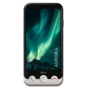 Doro Aurora A10 Plus bone 4.5 inch senior smartphone 64GB Dual‑SIM Android 14 (8960)