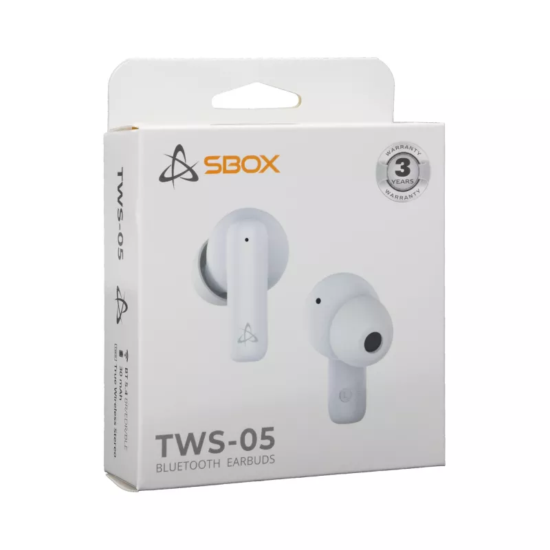 Headphones SBOX EB-TWS05 White