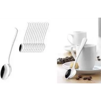 Espresso spoon set Esmeyer Sylvia 12-piece, stainless steel, dishwasher safe