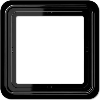 JUNG CD 581 SW Single Frame, Black, IP44