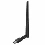 USB Wi‑Fi Adapter LANBERG NC-0300-WIE, USB 2.0, Dual External Antennas 5 dBi, WLAN 300 Mbps, Ethernet/WLAN, Black
