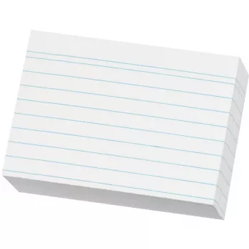 Herlitz Karteikarte A8 ruled White 120g 200-Pack