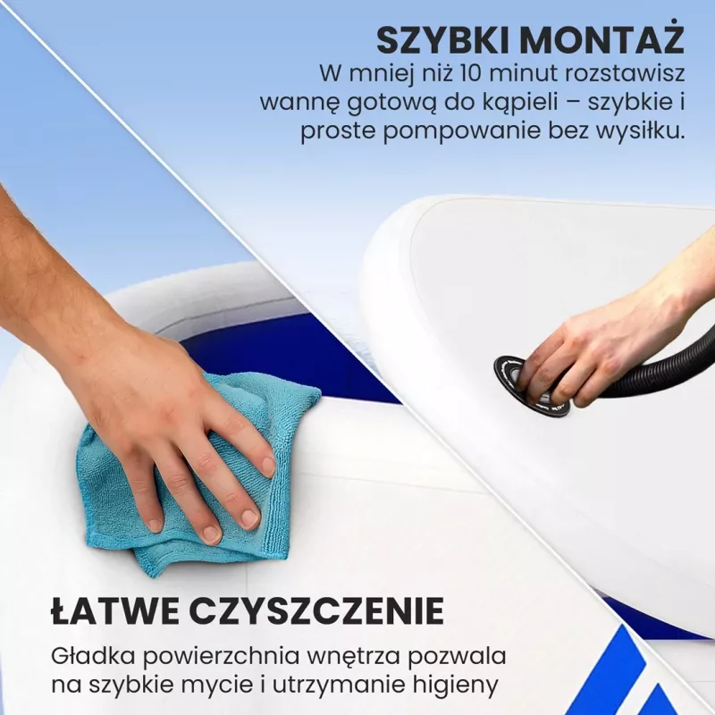 Extralink Ice Bath, Cold Plunge Tub, 150x80x65cm