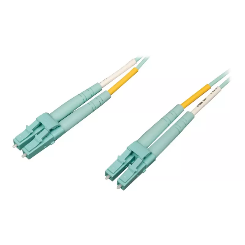 Tripp 2M 10Gb/100Gb Duplex Multimode 50/125 OM4 LSZH Fiber Patch Cable LC/LC Aqua 2 Meters - Patch-Cable - LC Multi-Mode (M)