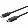 Mobile phone cable Ansmann 1700-0106 Black USB C Lightning 0.12 m
