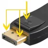 Wentronic Goobay DisplayPort zu HDMI Adapter 1.1, HDMI Standard-Socket (Type A) - HDMI Standard-Socket (Type A) > DisplayPort-Plug (51719)