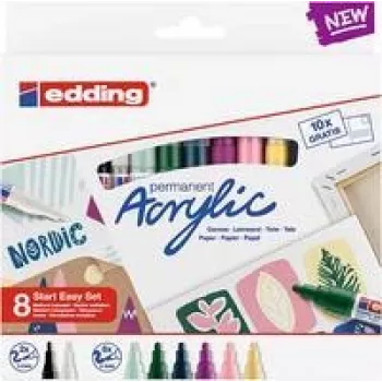 Acrylic Markers Edding 8 pc(s)