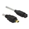 FireWire A/B Cable DeLOCK 82588 1.0m Grey