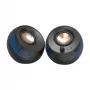 CREATIVE Pebble X 2.0 USB-C computer speakers with adjustable RGB lighting Bluetooth 5.3 USB-audio up to 15 W RMS power for PC and Mac