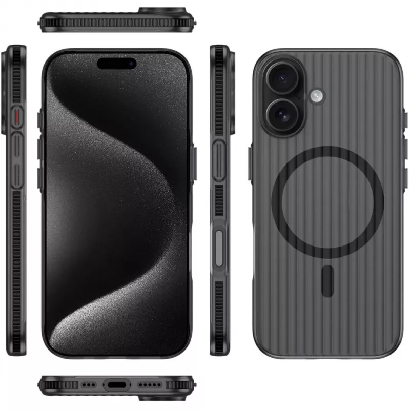 Cover 4smarts 541639 for iPhone 17 16 cm (6.3 inch) Black Transparent