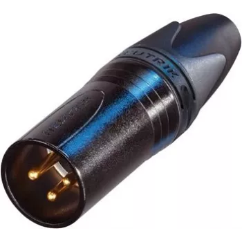 Neutrik XX Series NC3MXX-B - Audio-Plug - 2,5 mm² - XLR3 (M) (NC3MXX-B)