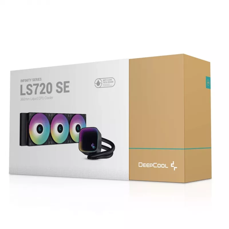 DeepCool LS720 SE Processor All-in-one liquid cooler 12 cm Black 1 pc(s)