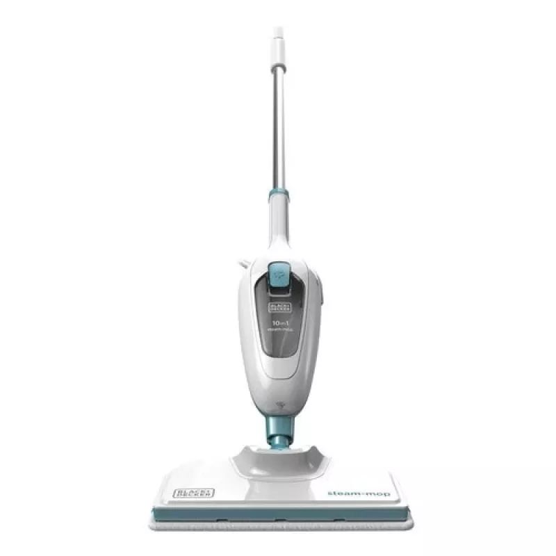 Steam cleaner Black & Decker FSMH13E10 — 1300 W, 120°C, 1.75 kg, 15 min runtime, 4.8 m cord, 9 accessories