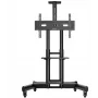 TV Stand ONKRON TS1551-B for 40–70 inch TVs, Black, floor stand with universal mounting