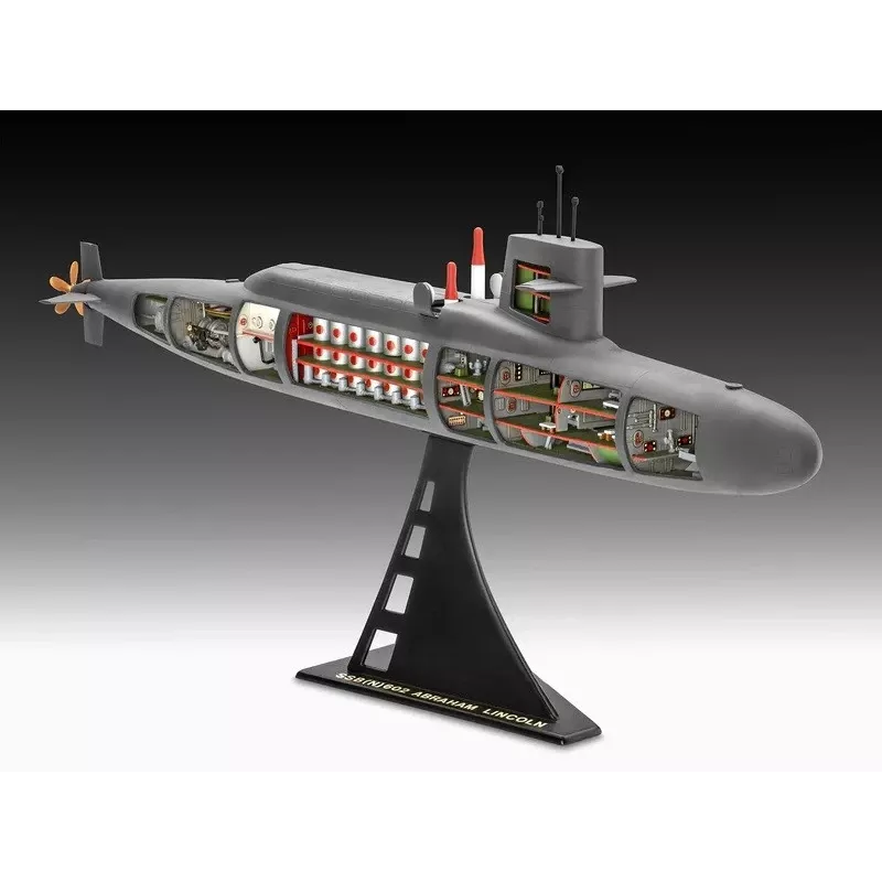 Plastic model ship REVELL S.S.B. Abraham Lincoln 1/253 scale plastic model kit