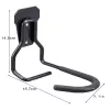 Wall bike mount MACLEAN MC-433 vertical bicycle hanger, foldable, adjustable width, for bikes up to 20 kg, black