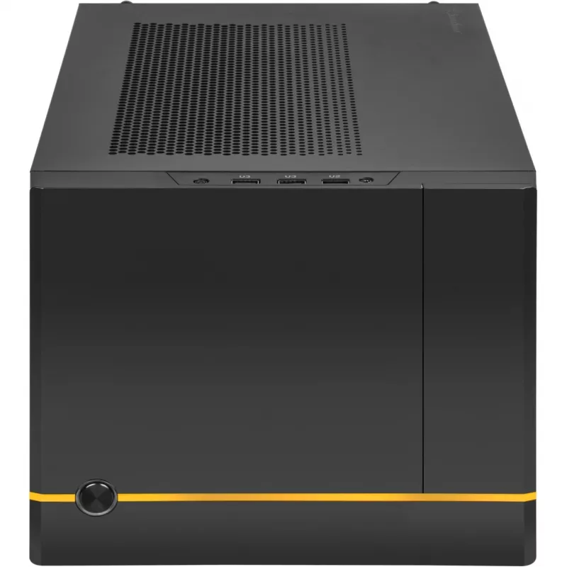 SilverStone SUGO SG14B - Tower - Mini-DTX - without Power Supply (ATX / PS/2) - Black - USB/Audio (SST-SG14B)