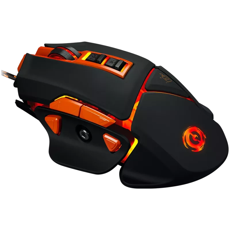 CANYON mouse Hazard GM-6 LED Wired Black Orange