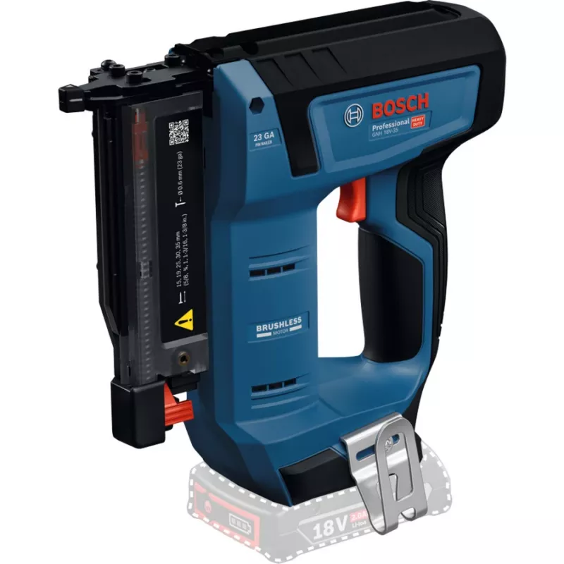 Battery-Holznagler GNH 18V-35 Professional solo, 18Volt (Blue/black, without Battery and Charger, in L-BOXX)