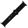 Silicone strap set FIXED FIXSST2-434-BK for Apple Watch 42/44/45mm — black fixed sport design