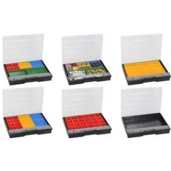 Storage assortment box allit EuroPlus Flex size 37-15, impact-resistant polypropylene
